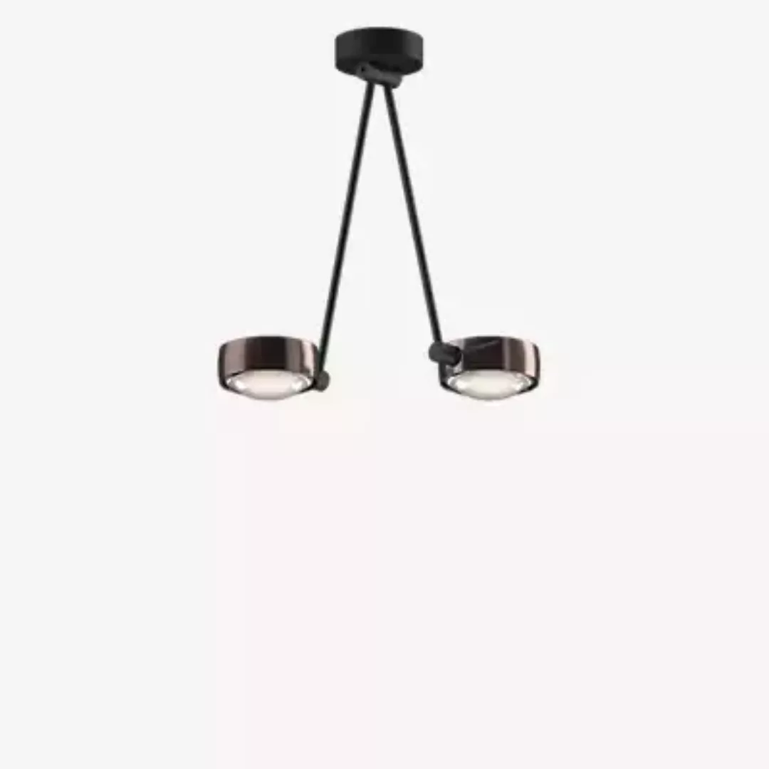 Occhio Sento Soffitto Due 40 Up E Deckenleuchte LED 2-flammig, Kopf phantom günstig online kaufen