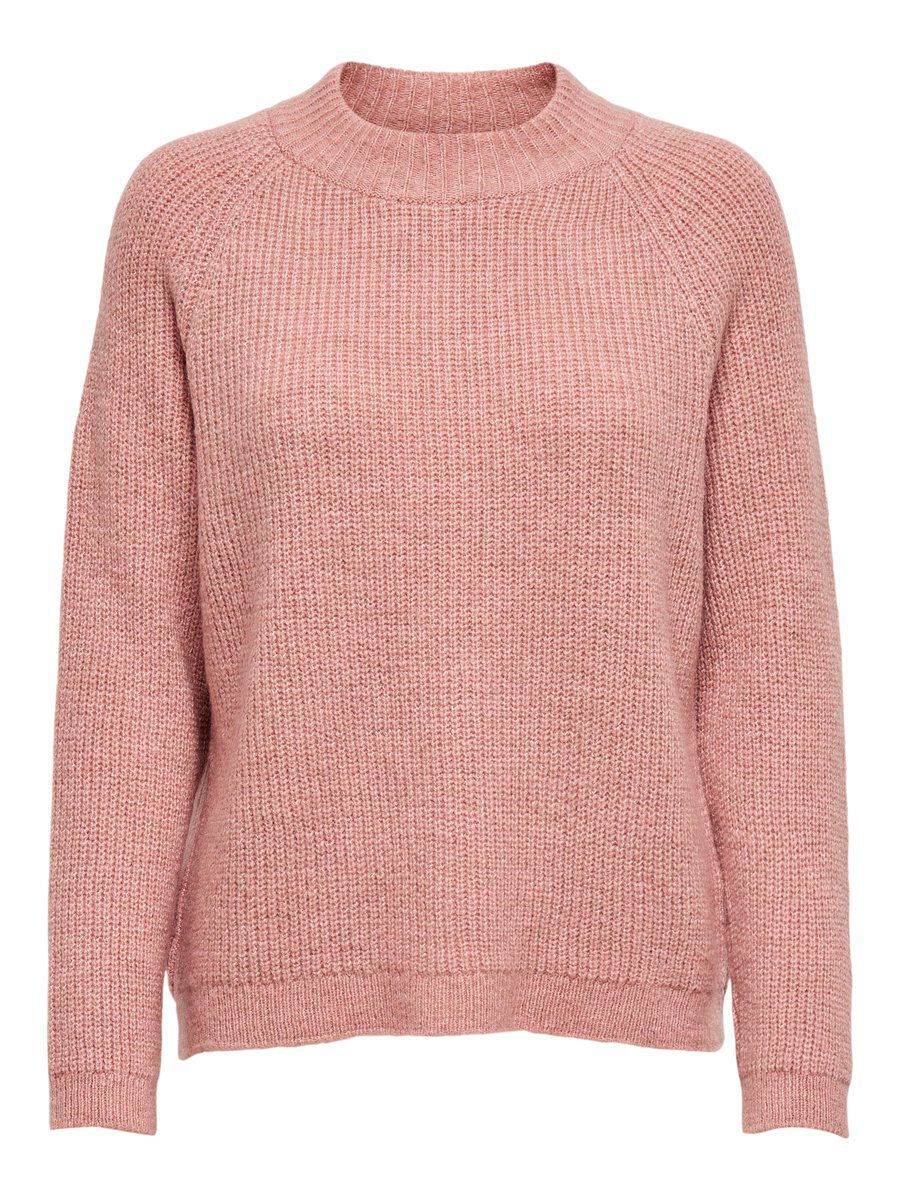 Only Jade Knit Pullover M Mahogany Rose / Detail W.Melange günstig online kaufen
