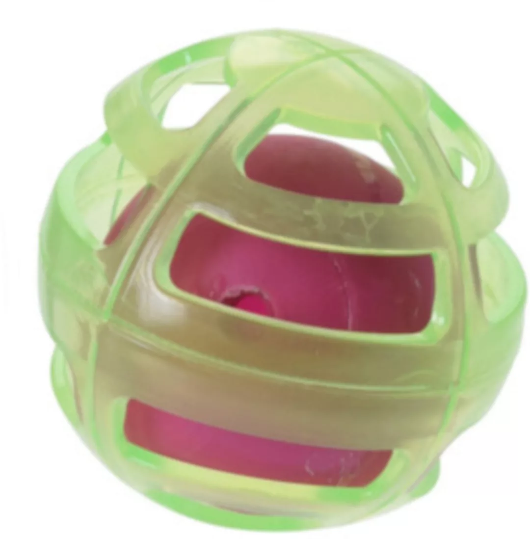Hundespielzeug Ball Tpr 12 Cm Grün/rosa günstig online kaufen