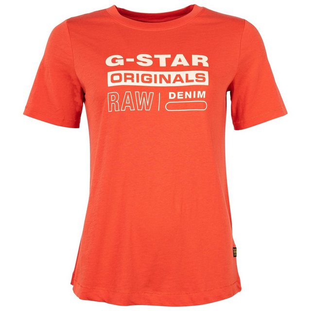 G-Star RAW T-Shirt Damen T-Shirt - Originals Label Regular Fit günstig online kaufen