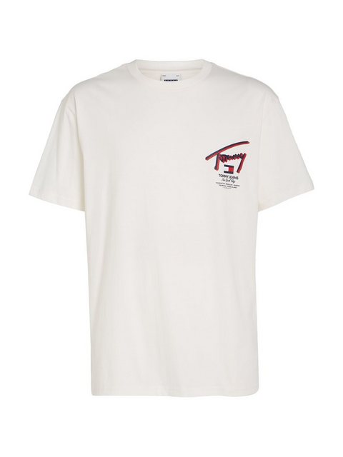 Tommy Jeans T-Shirt TJM REG 3D STREET SIGNTR TEE EXT mit Print auf dem Rück günstig online kaufen