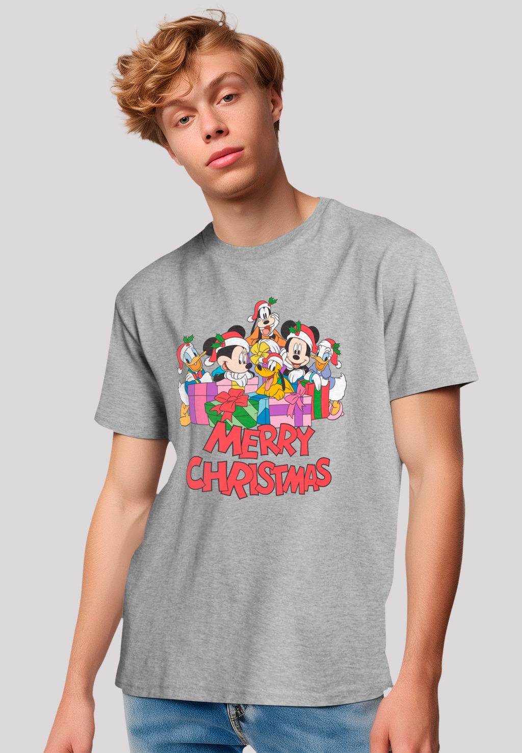 F4NT4STIC T-Shirt "Disney Micky Maus And Friends Christmas", Premium Qualit günstig online kaufen