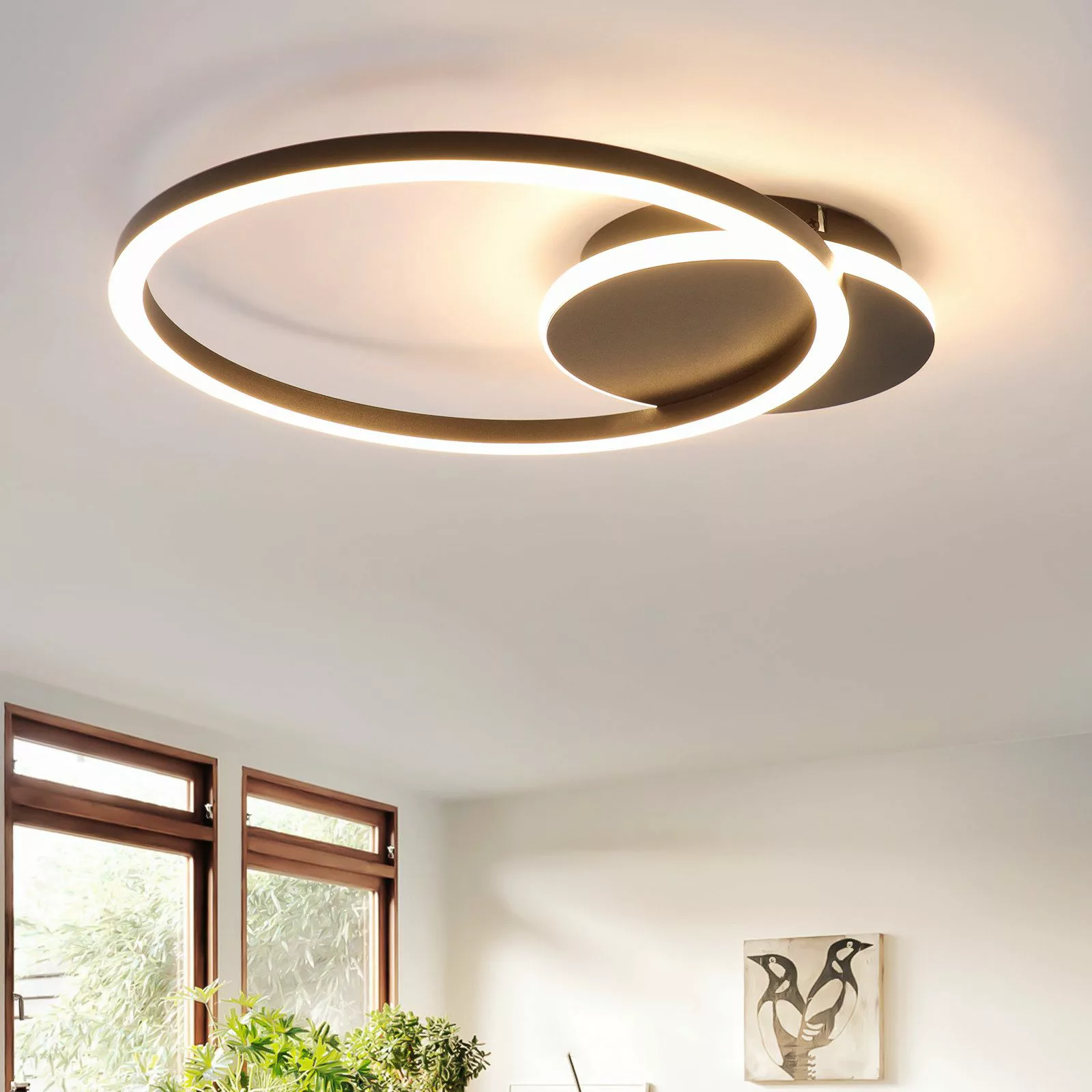 ZMH LED Deckenleuchte Wohnzimmer - 24W günstig online kaufen