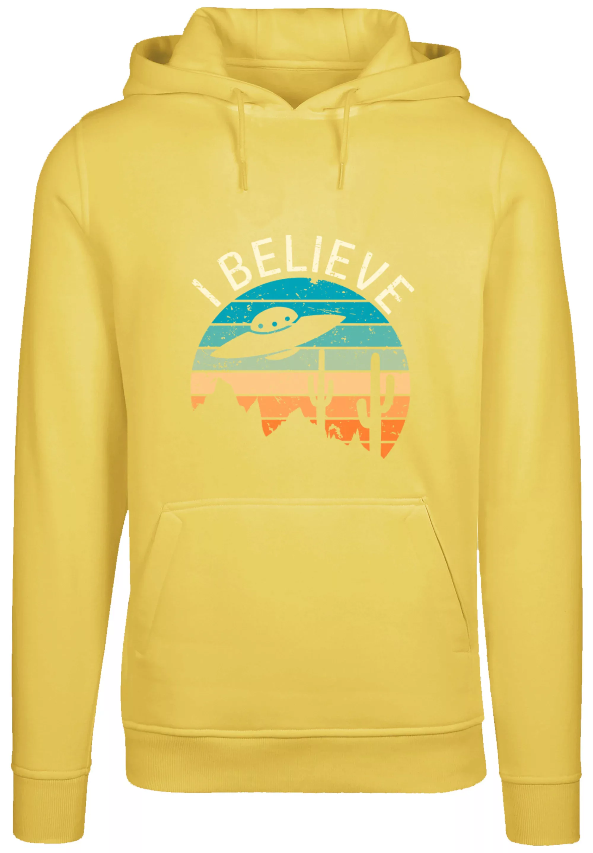 F4NT4STIC Kapuzenpullover "I Believe UFO Alien Sonnenuntergang", Premium Qu günstig online kaufen