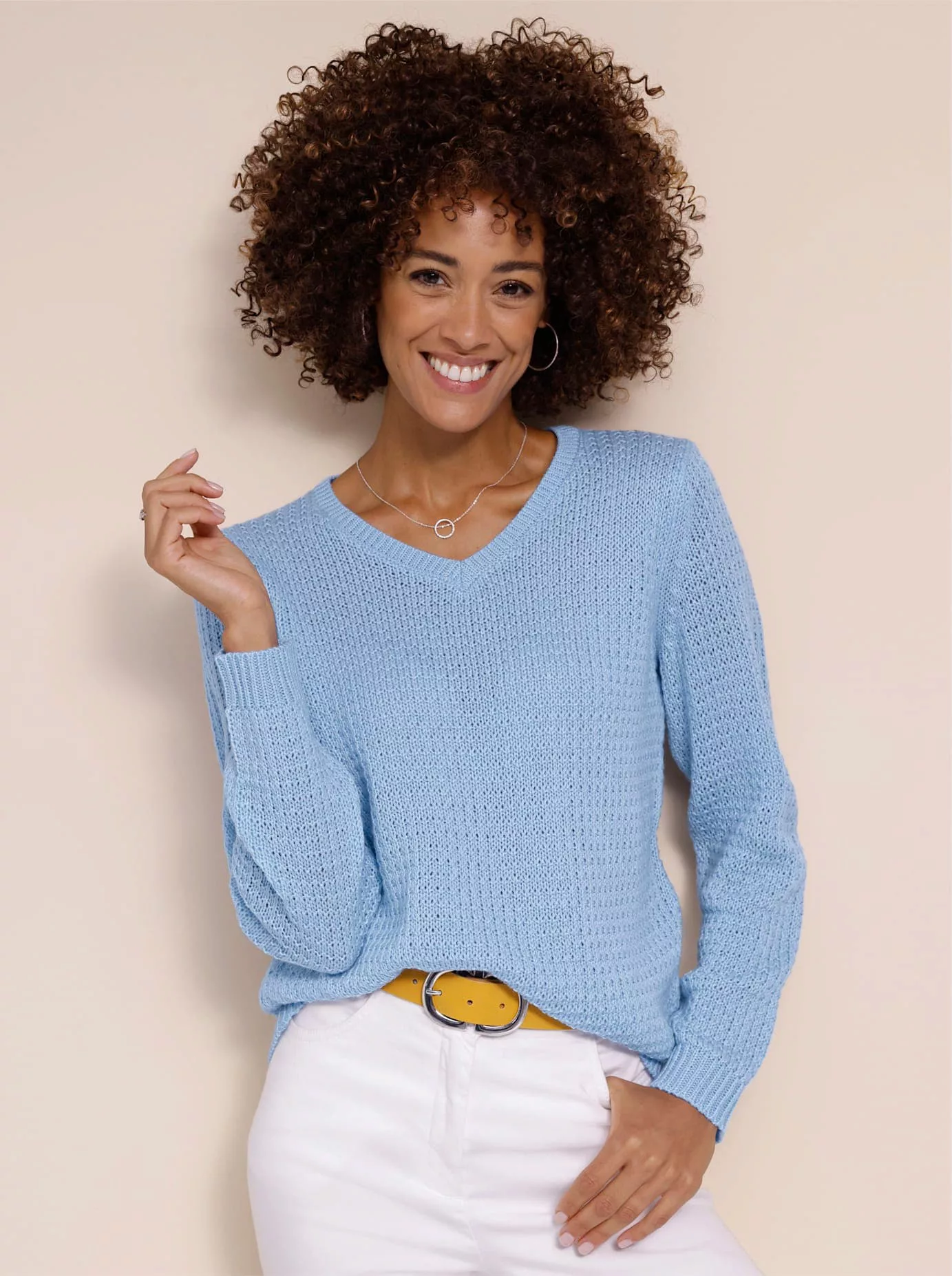 Classic Basics Strickpullover "Langarm-Pullover" günstig online kaufen