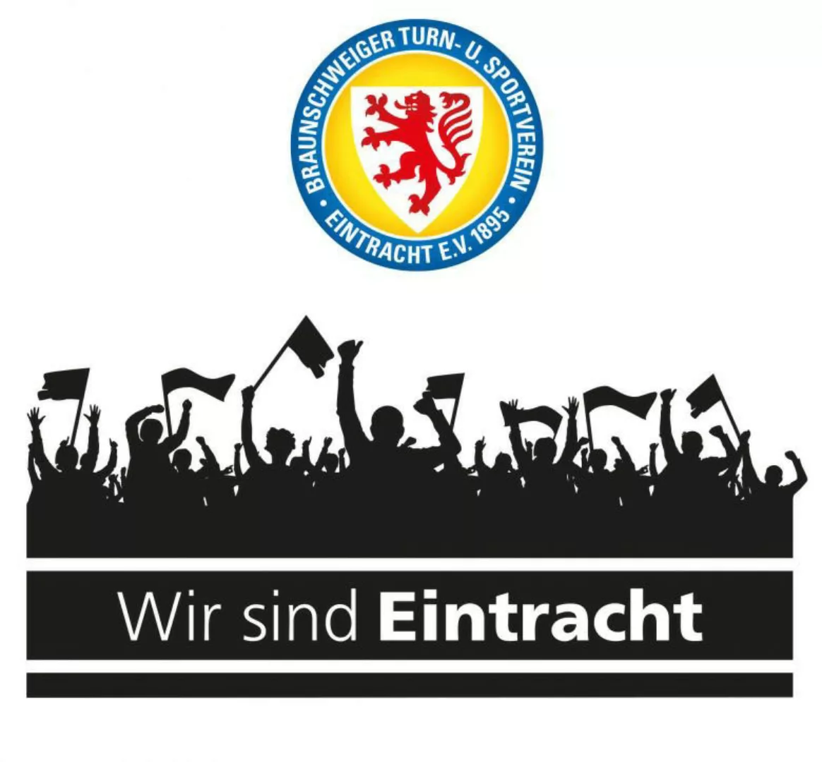 Wall-Art Wandtattoo "Eintracht Braunschweig Fans Logo", (1 St.), selbstkleb günstig online kaufen