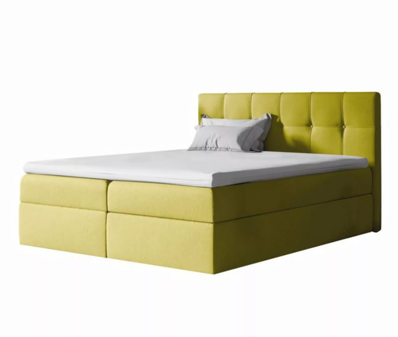 Furnix Boxspringbett ERNIE 140/160/180/200x200 Doppelbett mit Bettkasten & günstig online kaufen