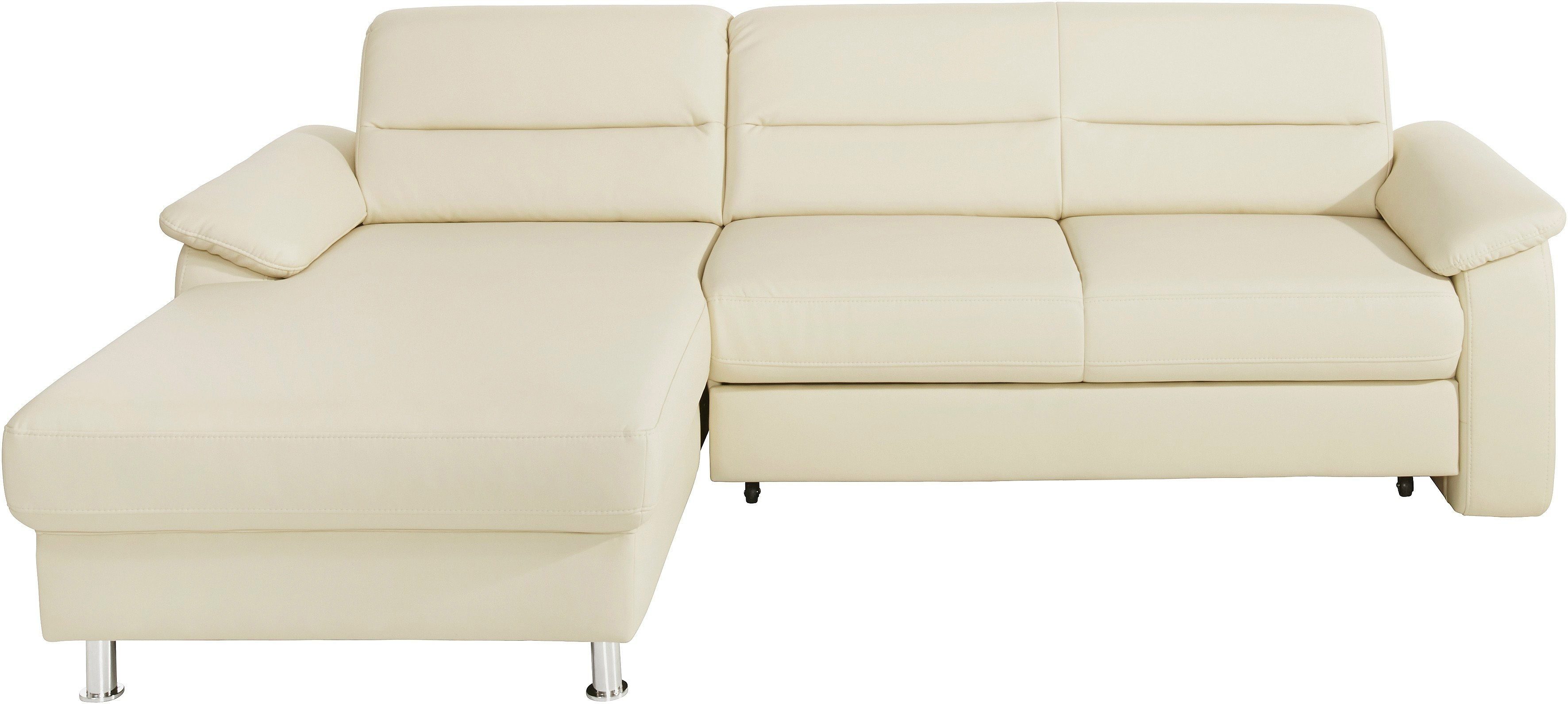 sit&more Ecksofa "Ascara L-Form", inklusive Boxspring/Federkern-Polsterung, günstig online kaufen