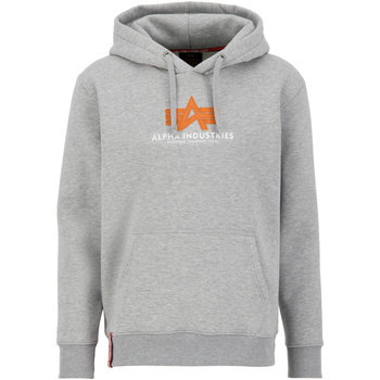 Alpha Industries  Sweatshirt Basic Hoodie BL Rubber - grey heather günstig online kaufen