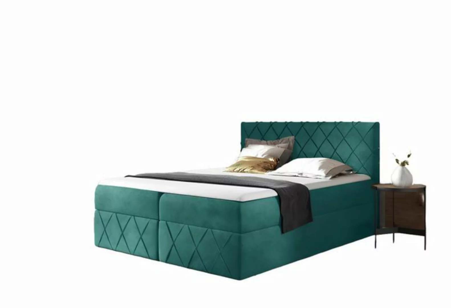 Xlmoebel Bett Neues Boxspring-Polsterbett in Luxusdesignerstil 160x200cm ne günstig online kaufen