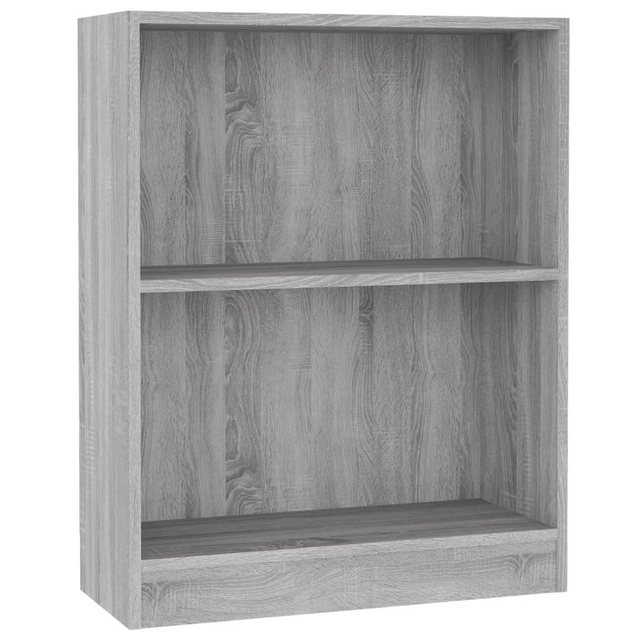 furnicato Bücherregal Grau Sonoma 60x24x76 cm Holzwerkstoff, 1-tlg. günstig online kaufen