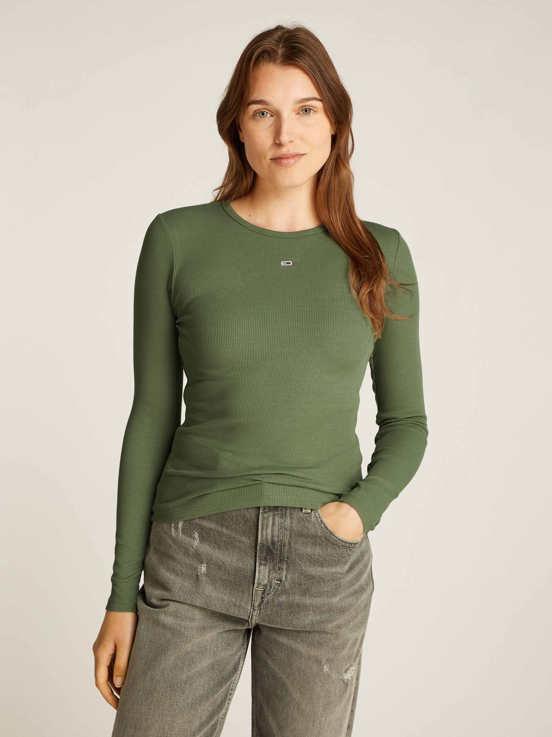 Tommy Jeans Langarmshirt TJW SLIM ESSENTIAL günstig online kaufen