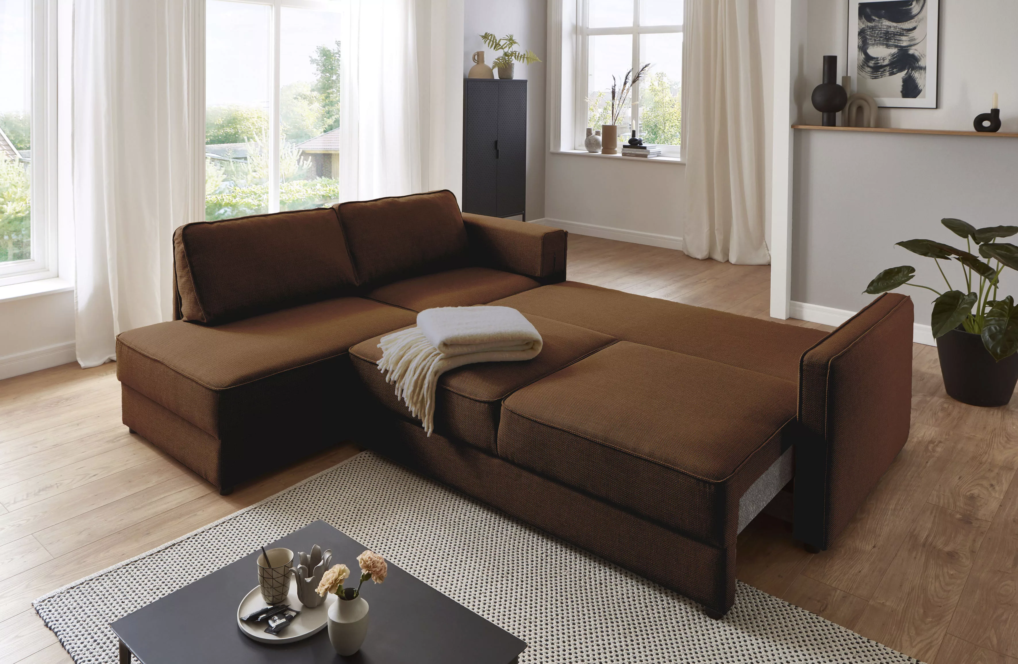 ATLANTIC home collection Schlafsofa »Chill«, Ecksofa mit Bettfunktion und B günstig online kaufen