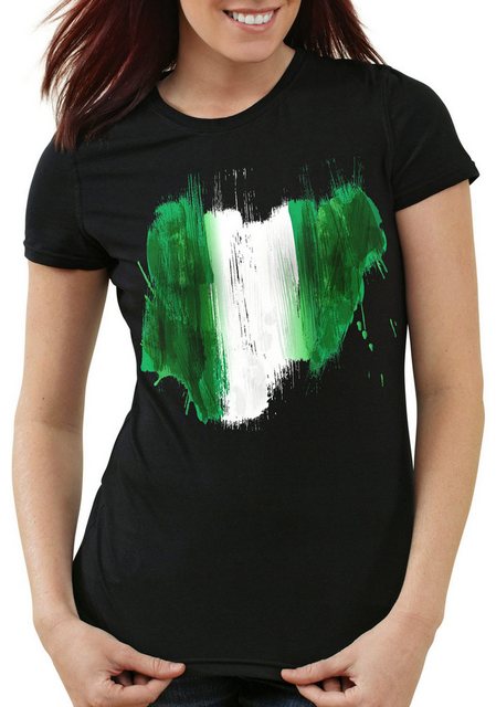 style3 T-Shirt Flagge Nigeria Fußball Sport Afrika WM EM Fahne günstig online kaufen