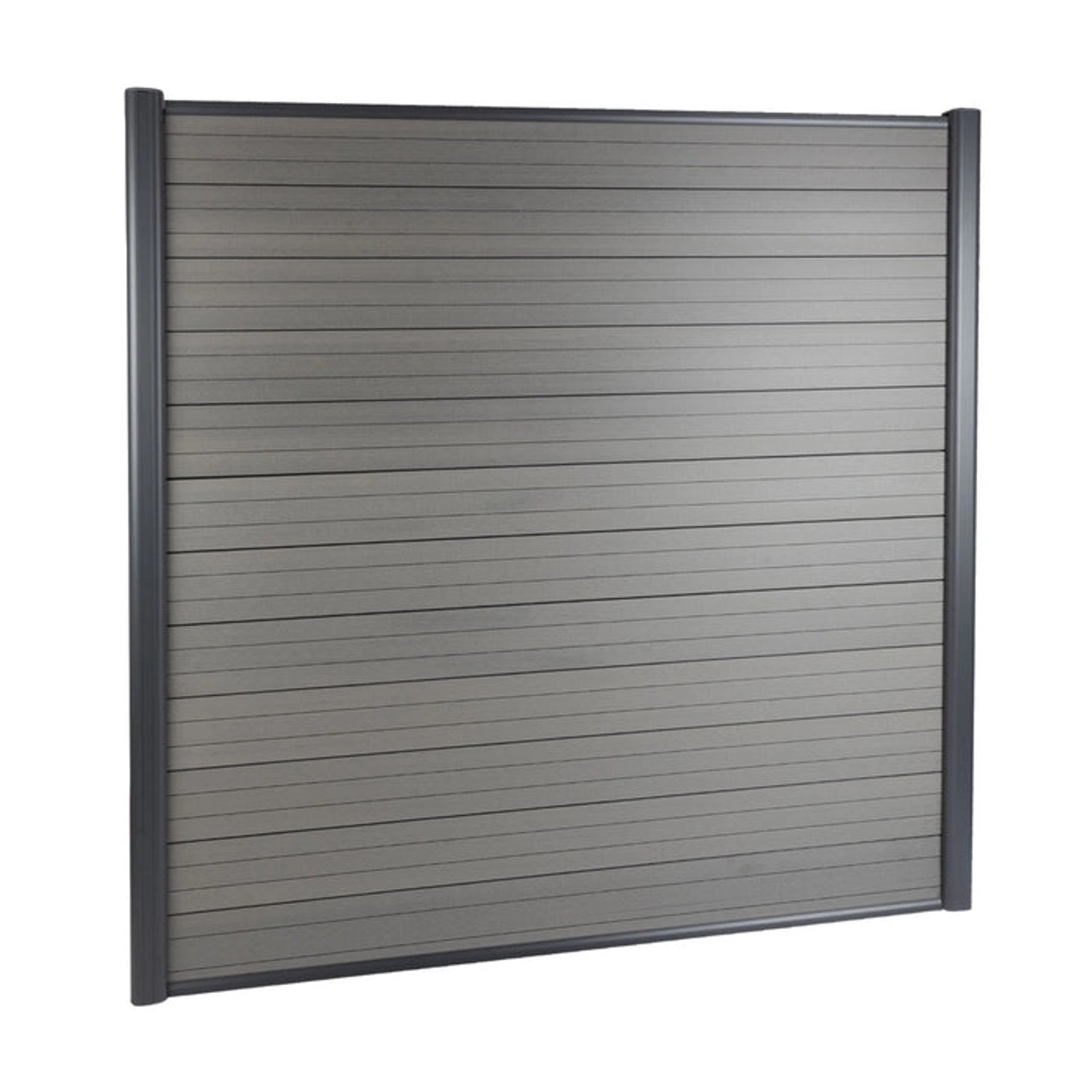 KARAT WPC Zaun Komplettset mit WPC-Pfosten Sichtschutzzaun 180 x 180 cm günstig online kaufen