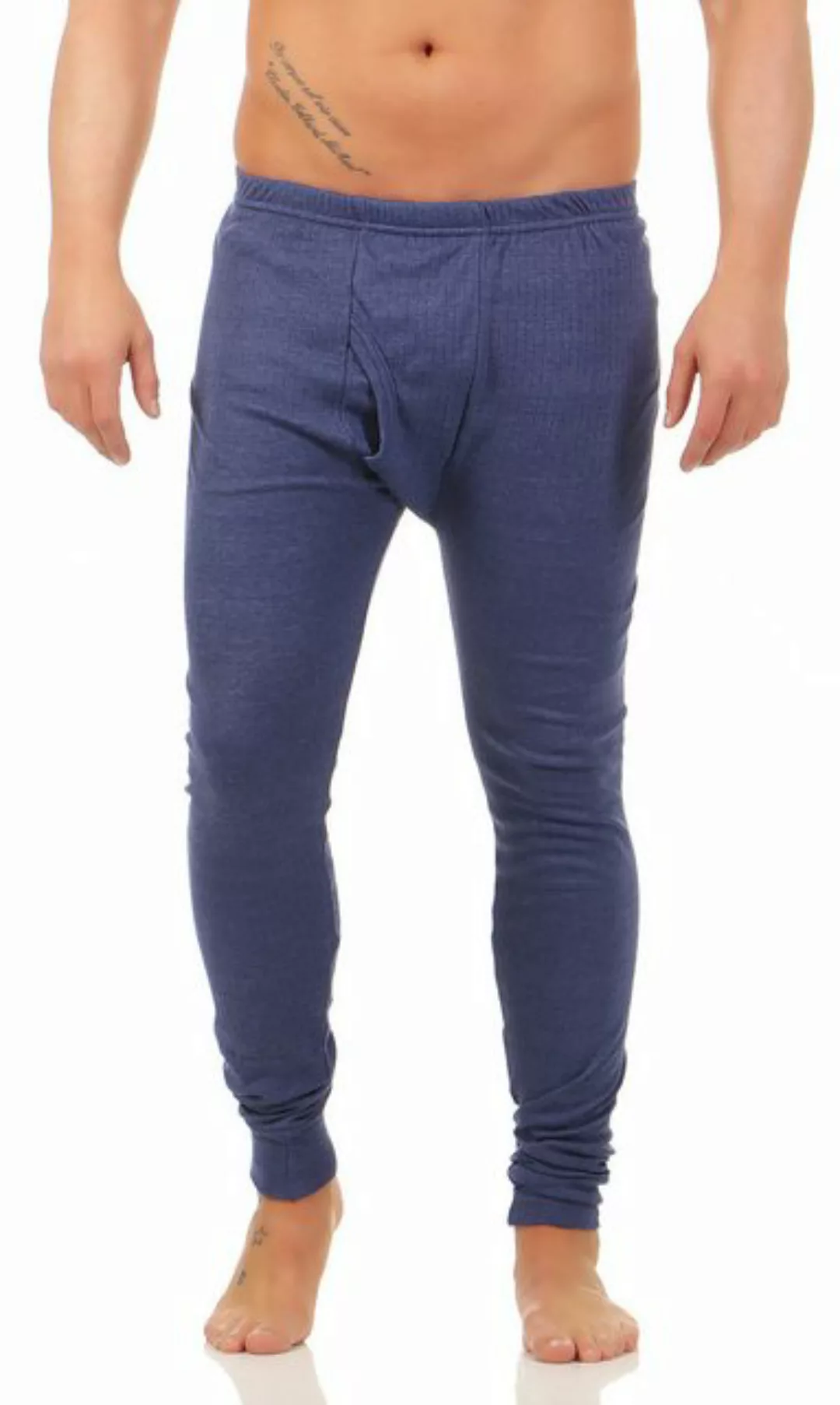 CLEO STYLE Thermoleggings Herren Thermo Leggings CL 4034 Blau 8/XXL günstig online kaufen