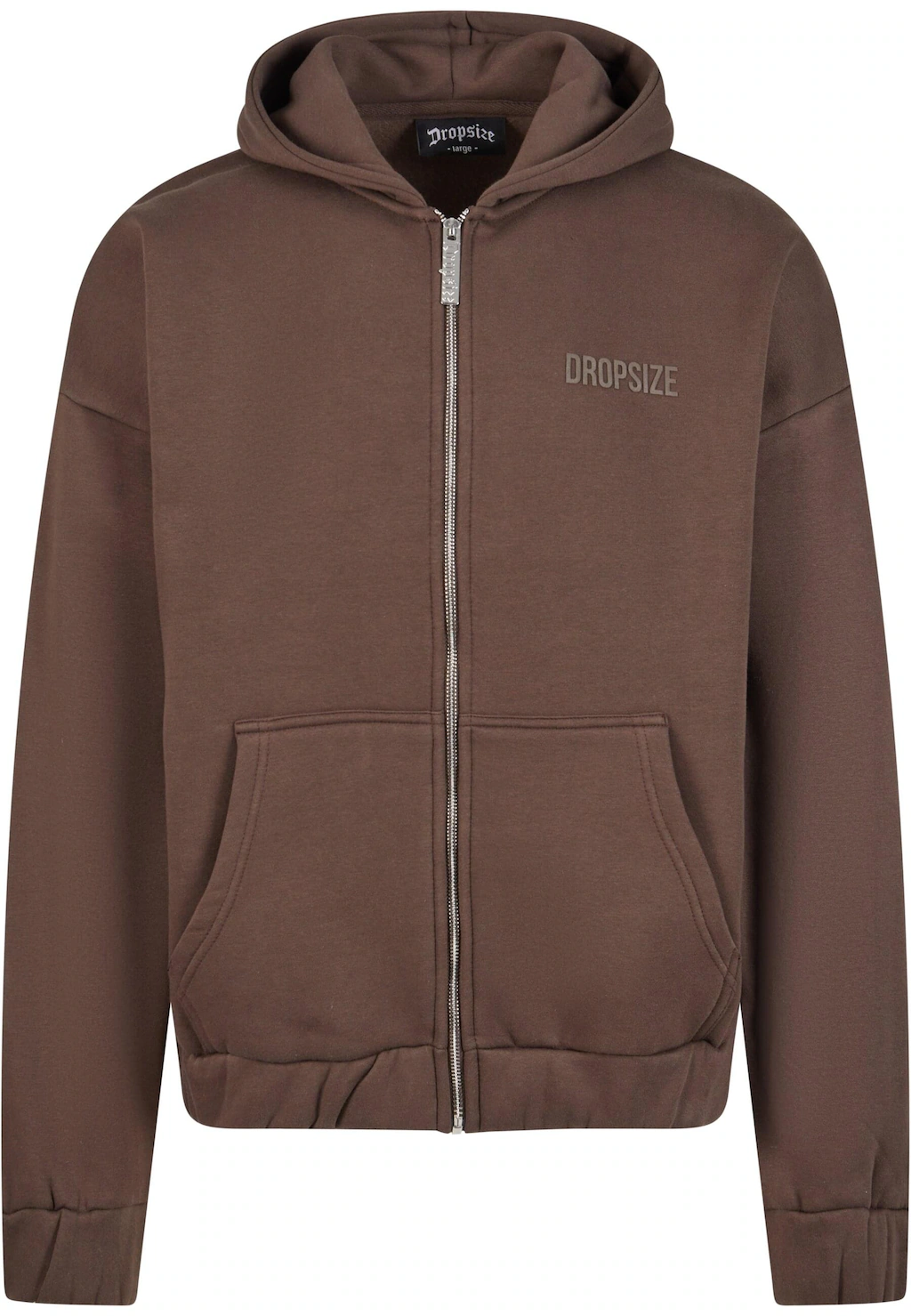 Dropsize Sweatjacke "Dropsize Herren Heavy Oversize HD Print Zip Hoodie" günstig online kaufen