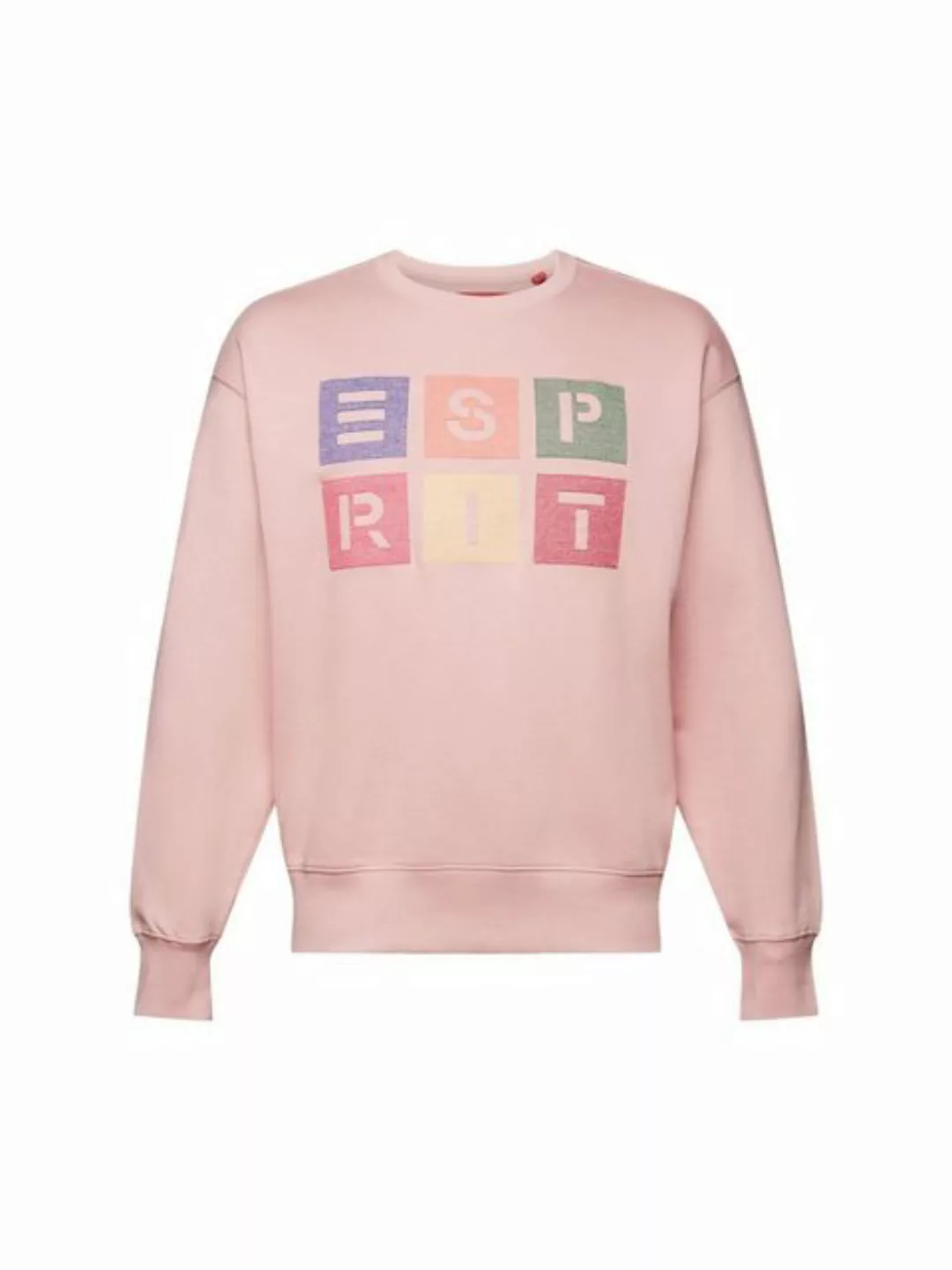 Esprit Sweatshirt Logo-Sweatshirt aus Bio-Baumwolle (1-tlg) günstig online kaufen