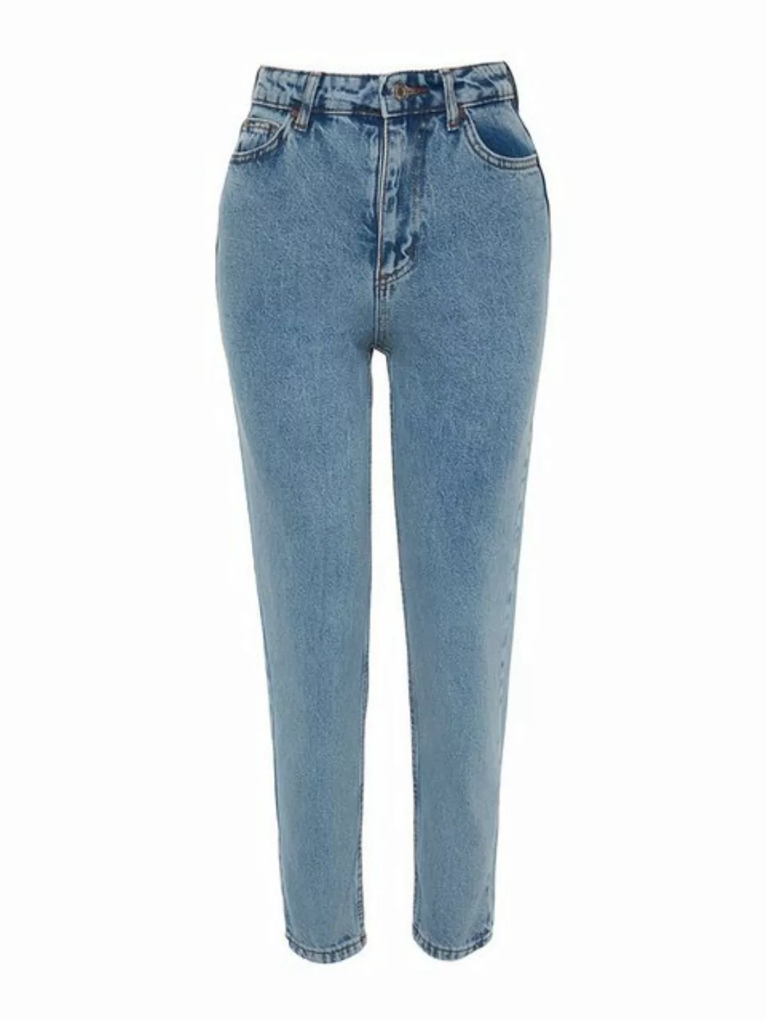 Trendyol 7/8-Jeans (1-tlg) Plain/ohne Details günstig online kaufen