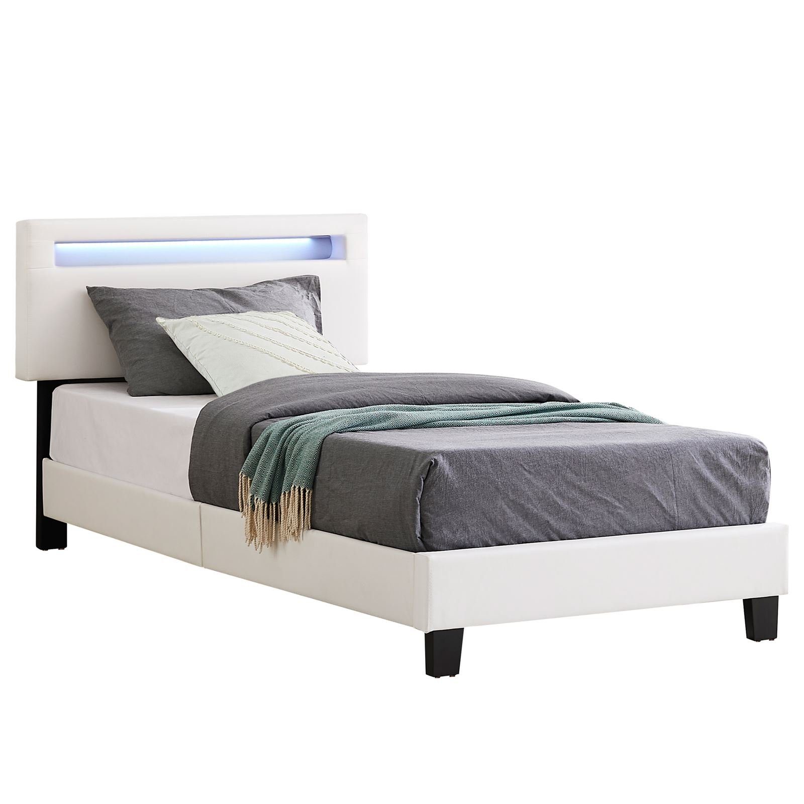CARO-Möbel Polsterbett BENITO, Polsterbett 90x200 cm günstig online kaufen