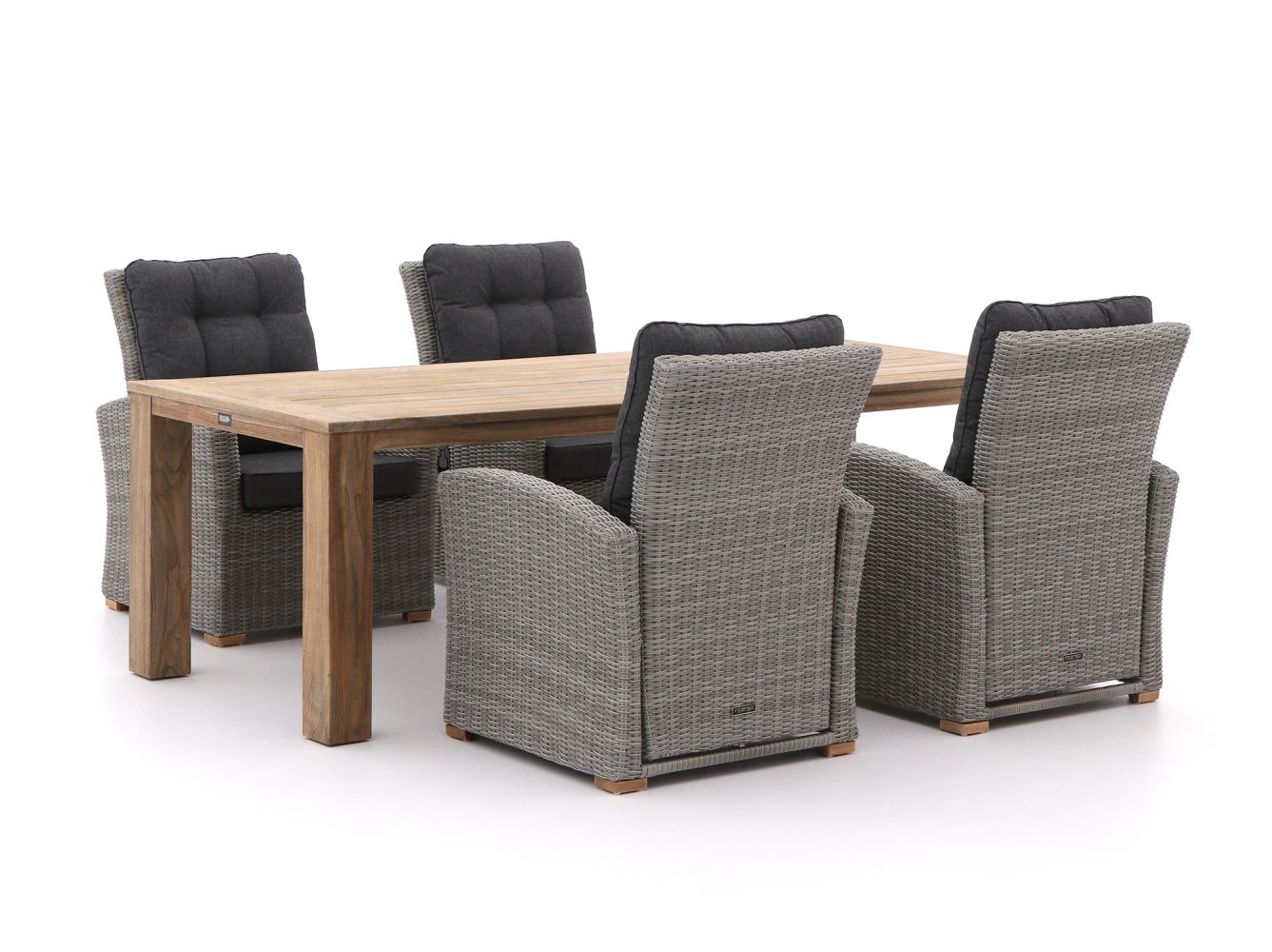 Intenso Mazzano/ROUGH-X 240 cm Lounge Gartenmöbel-Set 5-teilig verstellbar günstig online kaufen