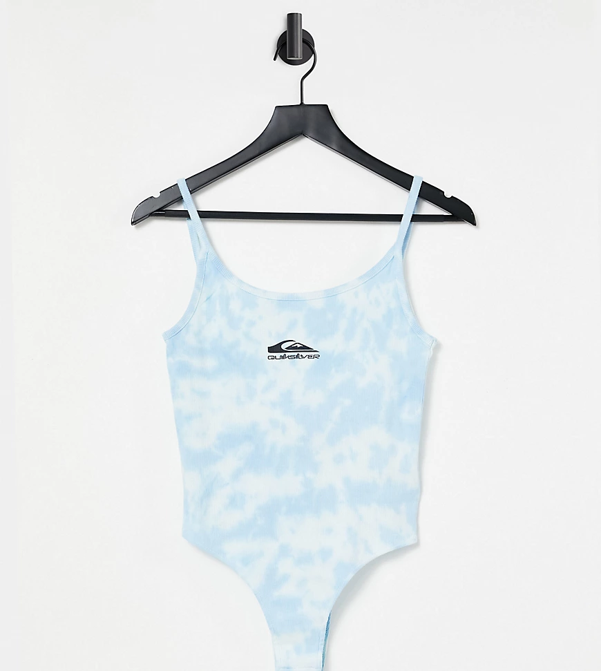 Quiksilver – Wave Project – Body mit Batikmuster in Blau, exklusiv bei ASOS günstig online kaufen