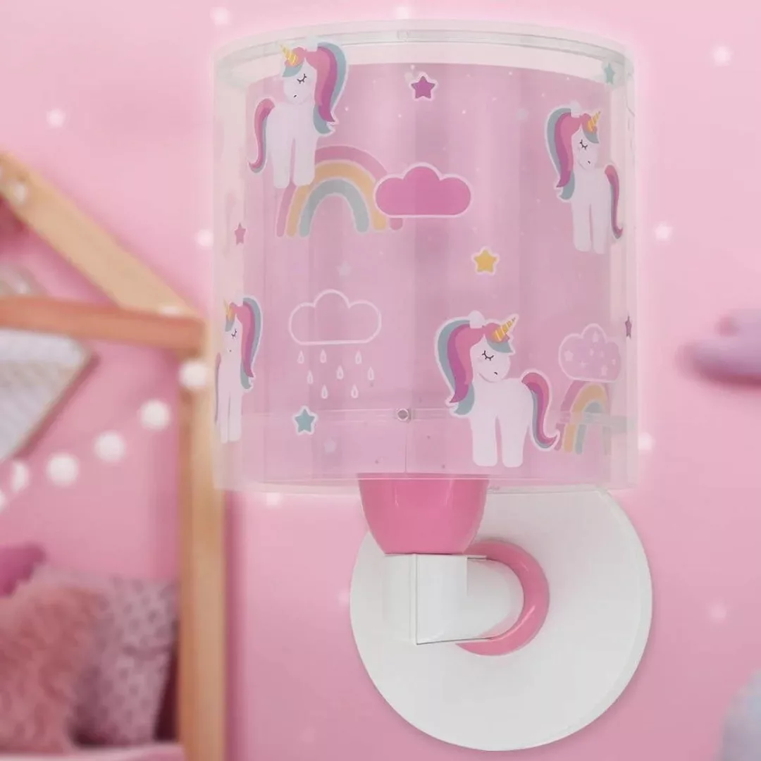 Dalber Unicorns Kinder-Wandlampe mit Einhornmotiv günstig online kaufen