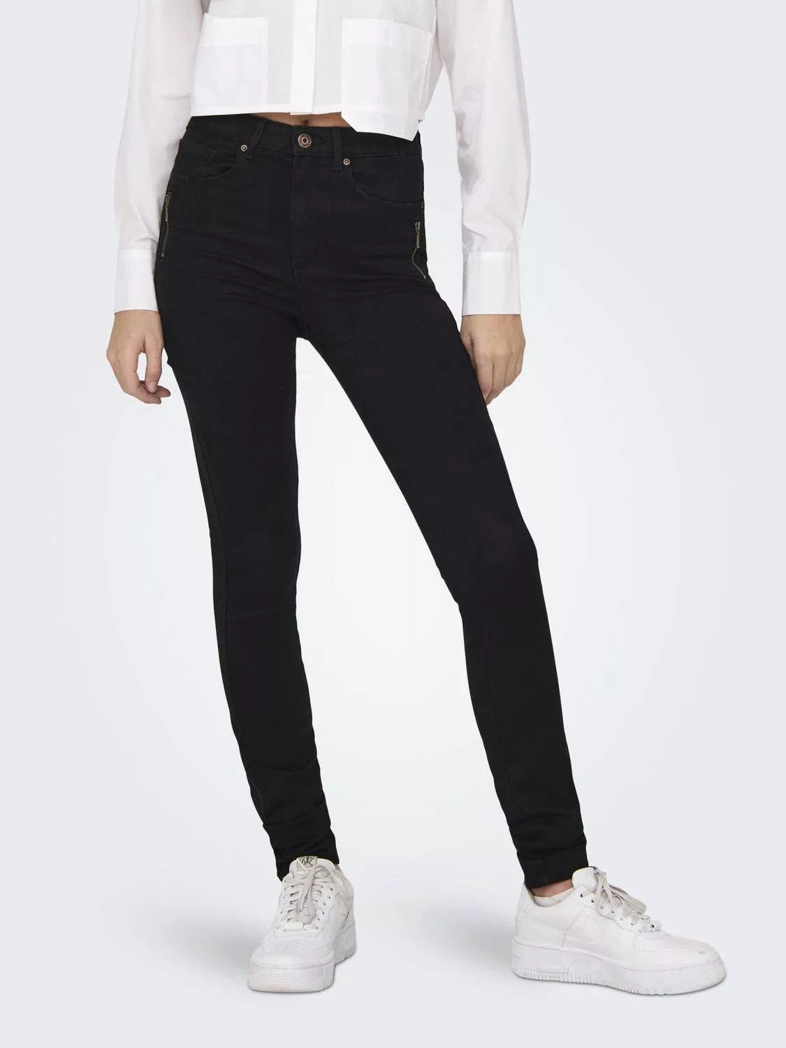 ONLY High-waist-Jeans ONLROYAL HW SK ZIP POC DNM PIM günstig online kaufen