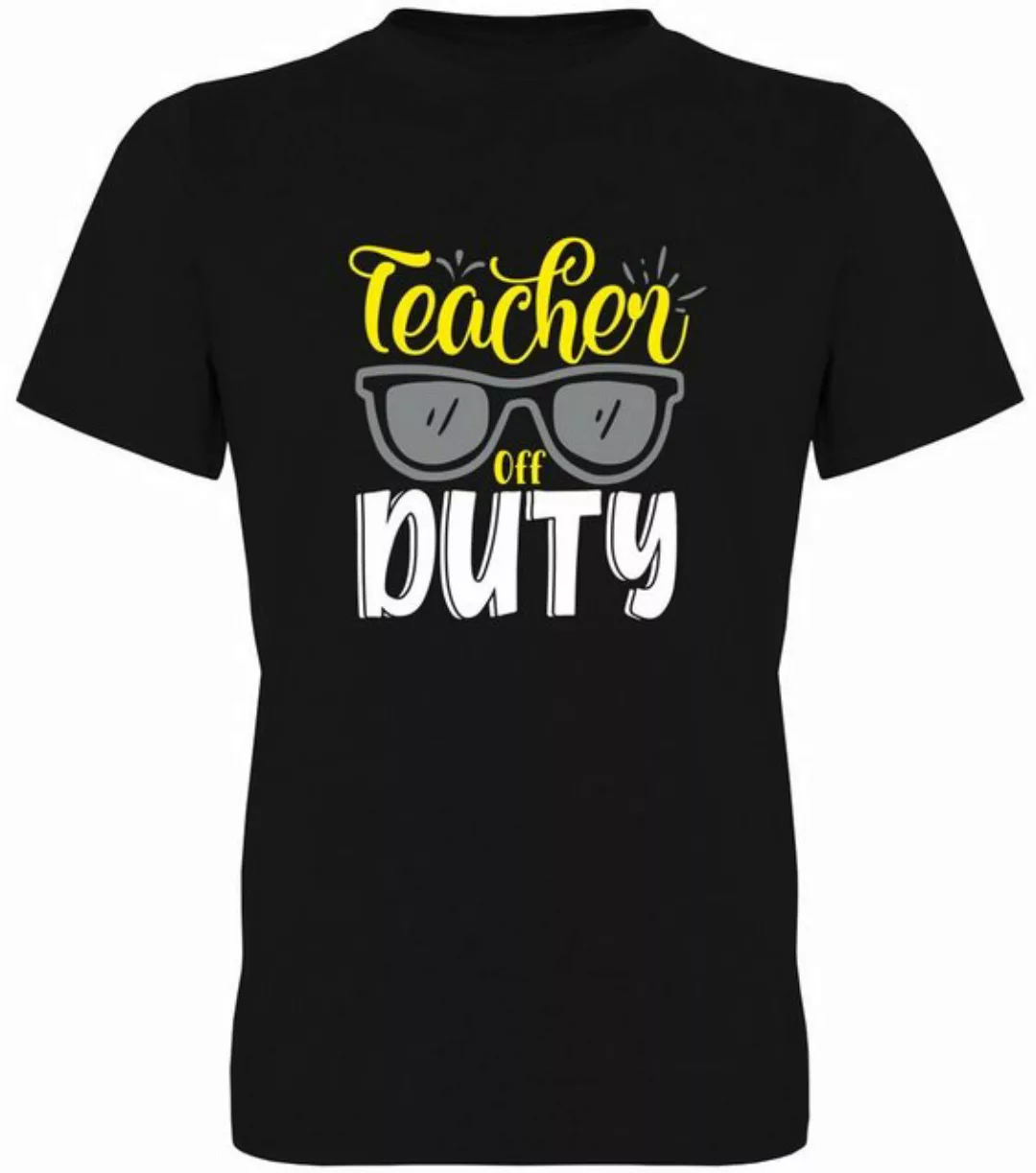 G-graphics T-Shirt Teacher off duty Herren T-Shirt, mit trendigem Frontprin günstig online kaufen