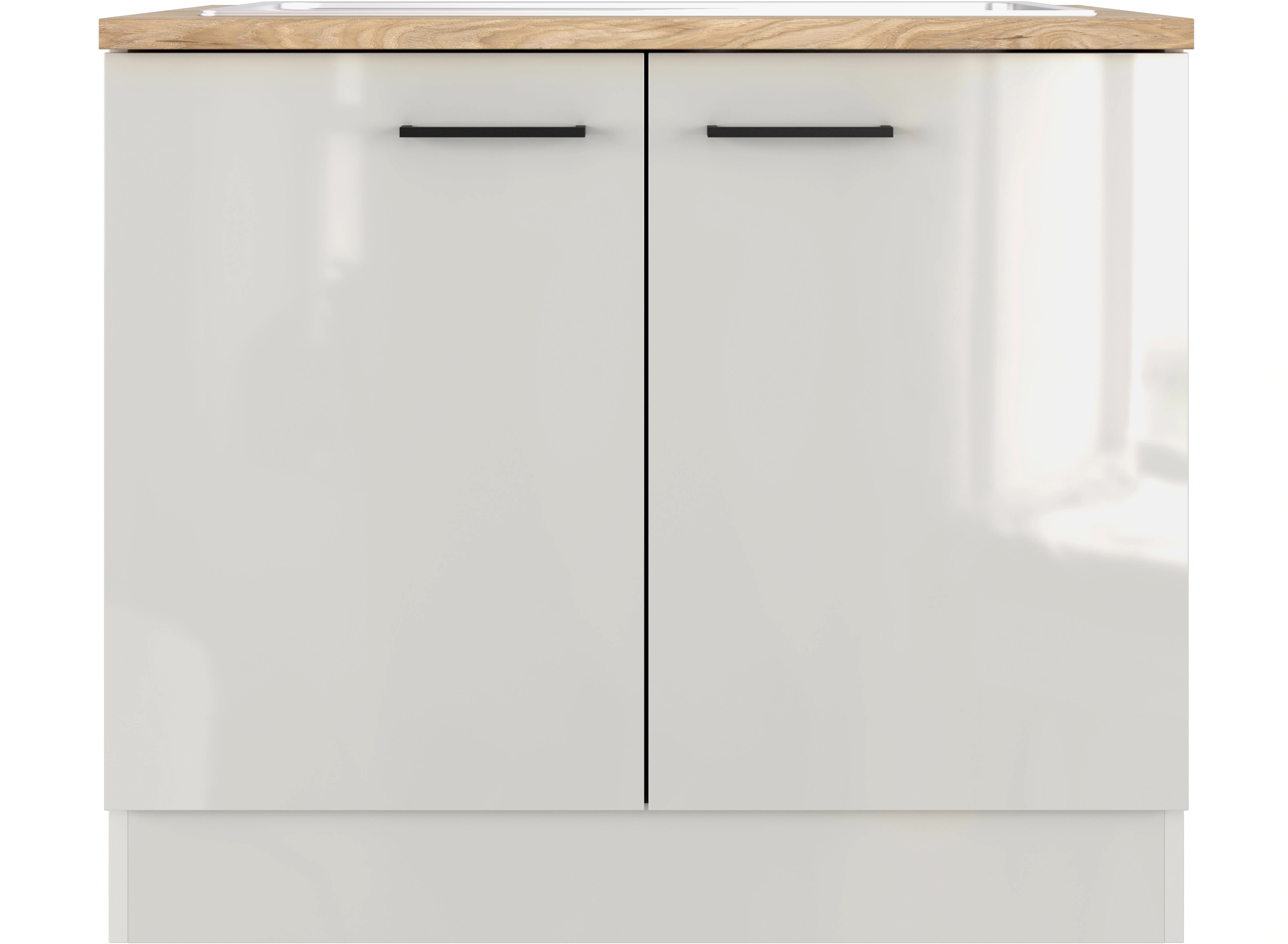 Flex-Well Spülenschrank "Lund", (B x H x T) 100 x 85 x 60 cm, individuell k günstig online kaufen