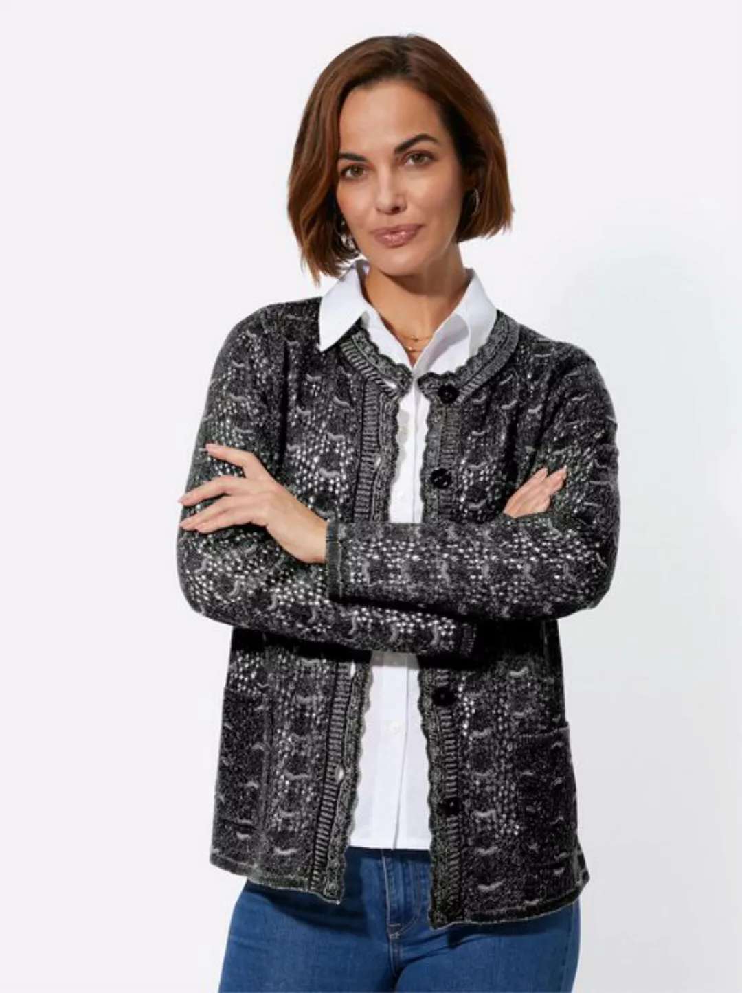 Witt Strickjacke Ajourstrickjacke günstig online kaufen