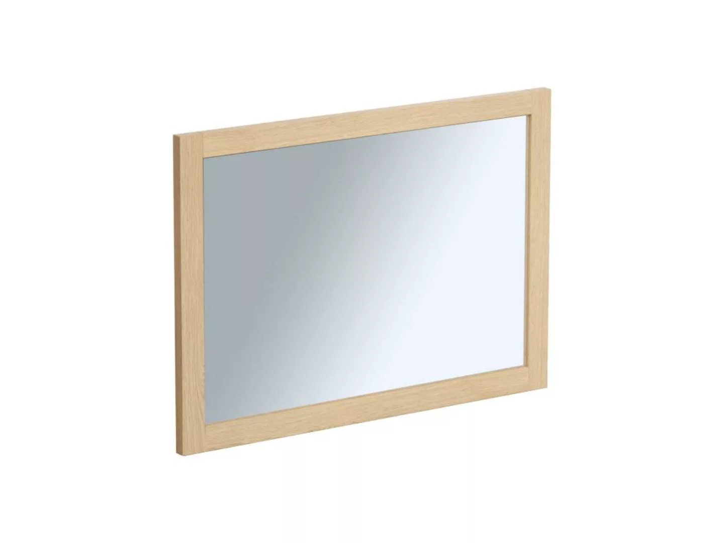 Spiegel rechteckig mit Umriss in Eichenfurnier - 50 x 70 cm - TIMEA günstig online kaufen