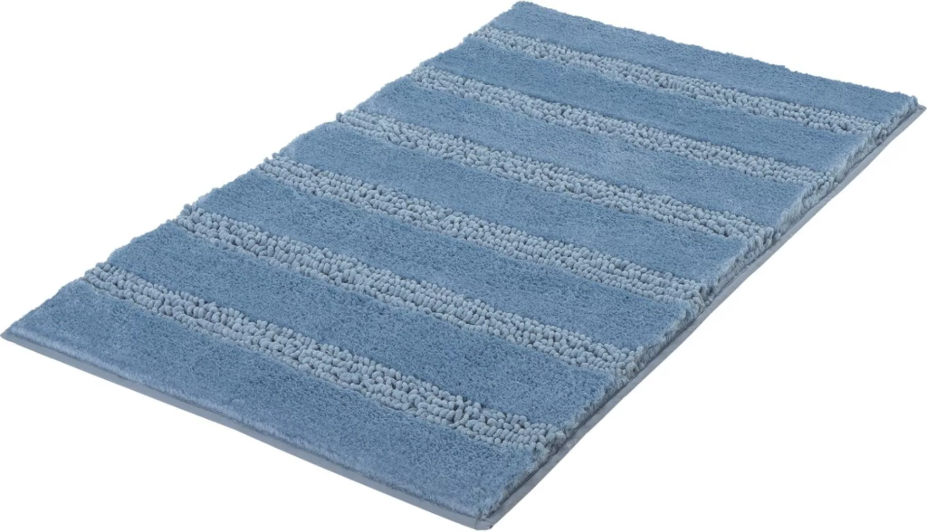 Kleine Wolke Badteppich  Monrovia - blau - 100% Polyester - 60 cm - Heimtex günstig online kaufen