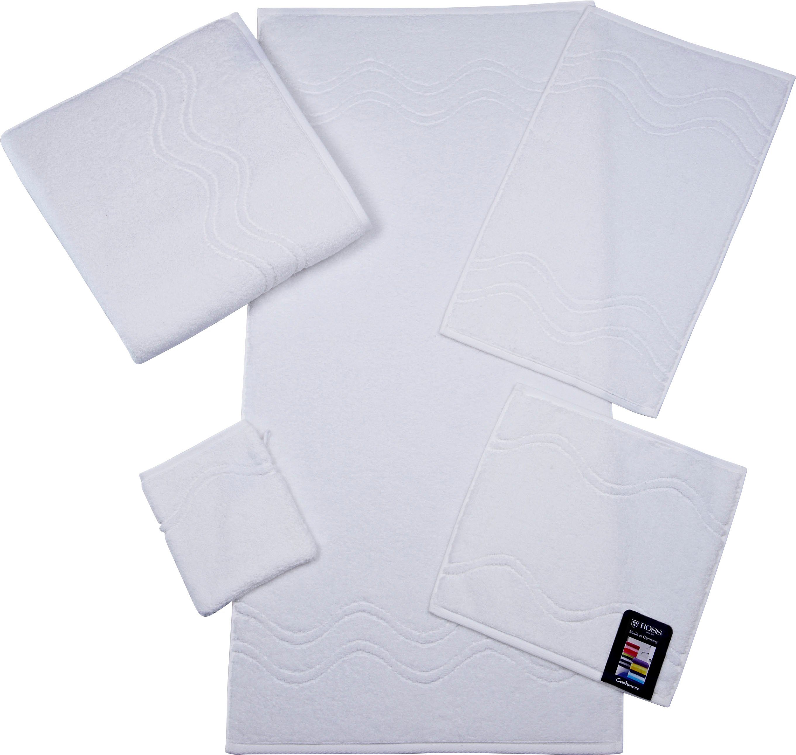 ROSS Gästehandtuch Cashmere feeling, Frottier (Packung, günstig online kaufen