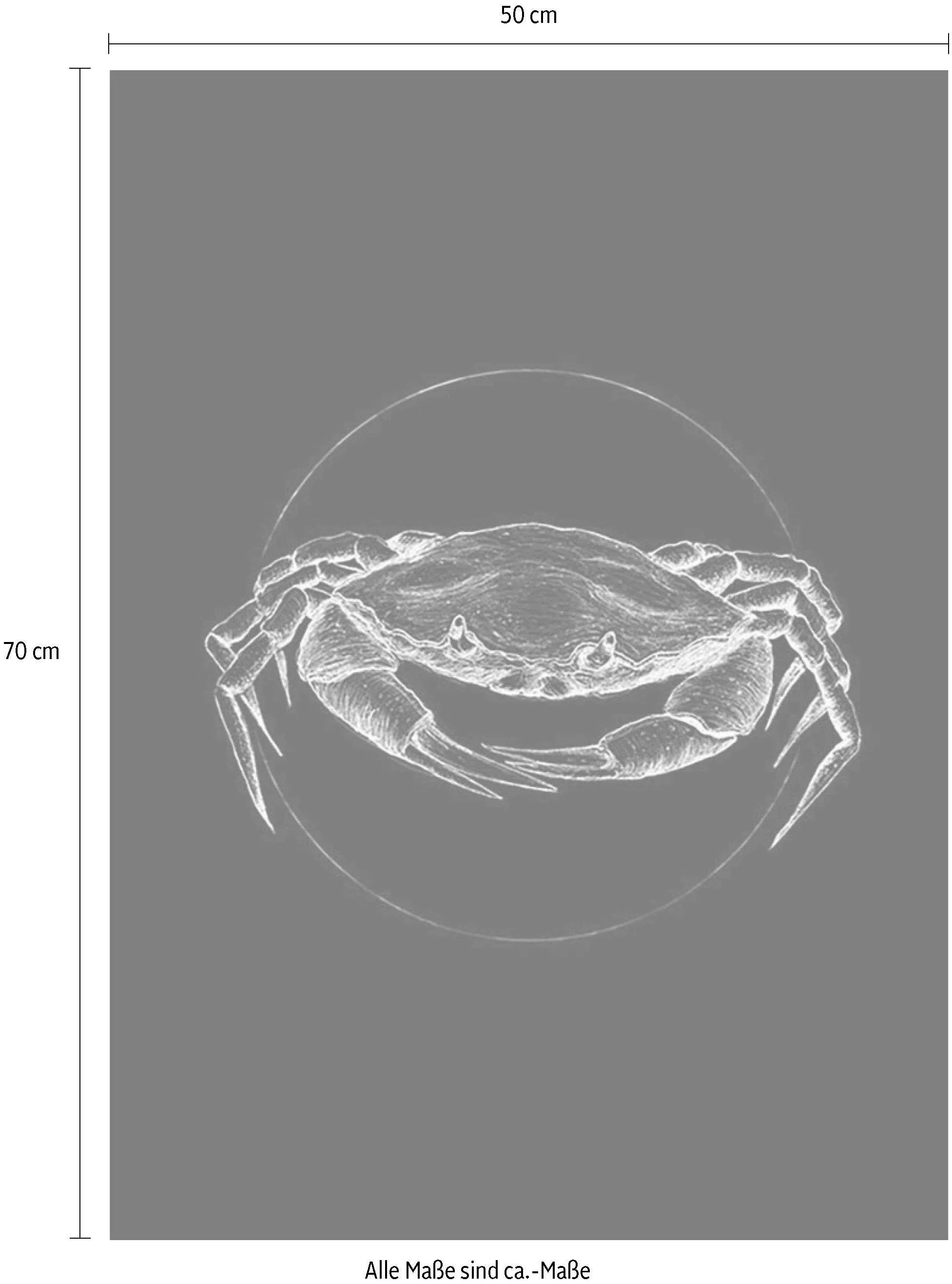 Komar Poster "Crab Black", Tiere, (1 St.) günstig online kaufen