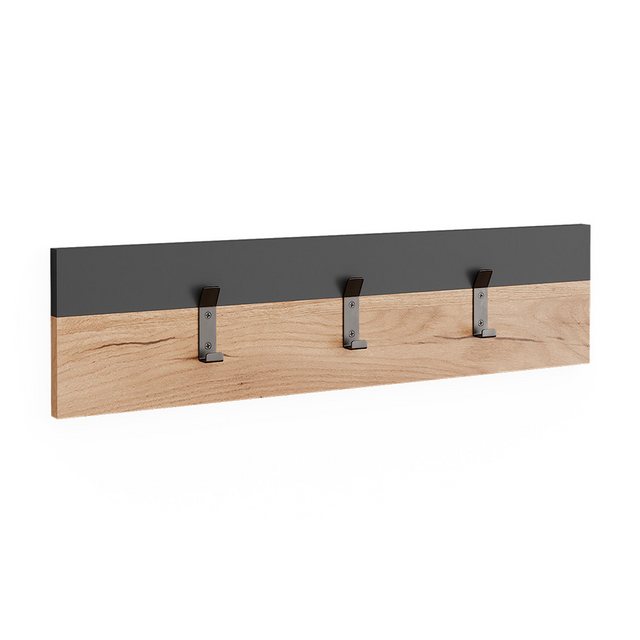 Vicco Garderobenschrank Orlando, Anthrazit/Goldkraft Eiche, 60 x 15 cm günstig online kaufen