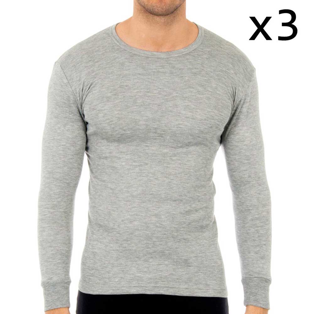 Abanderado 0808 Long Sleeve T-shirt 3 Einheiten 52 Gray günstig online kaufen