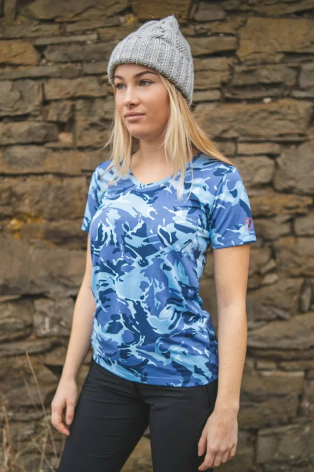 Tom Collins Outdoorbluse Wandershirt Damen - RENITA - blau, oliv/orange günstig online kaufen