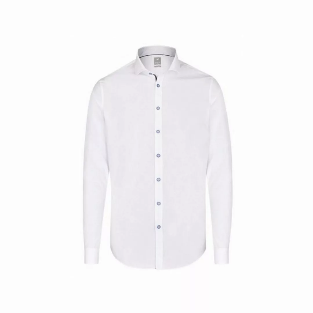 Hatico Langarmhemd weiÃŸ regular fit (1-tlg) günstig online kaufen