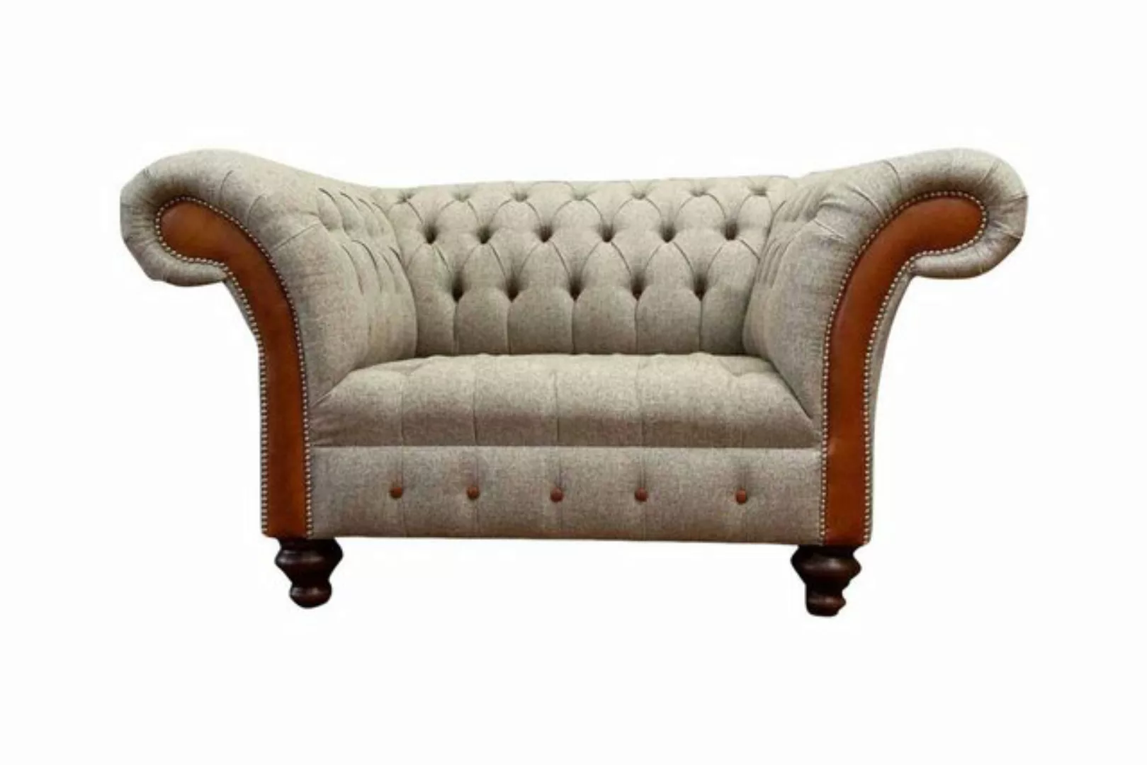 JVmoebel Sofa Chesterfield Sofa Polster 1,5 Sitzer Sofas Klassisch Einsitze günstig online kaufen