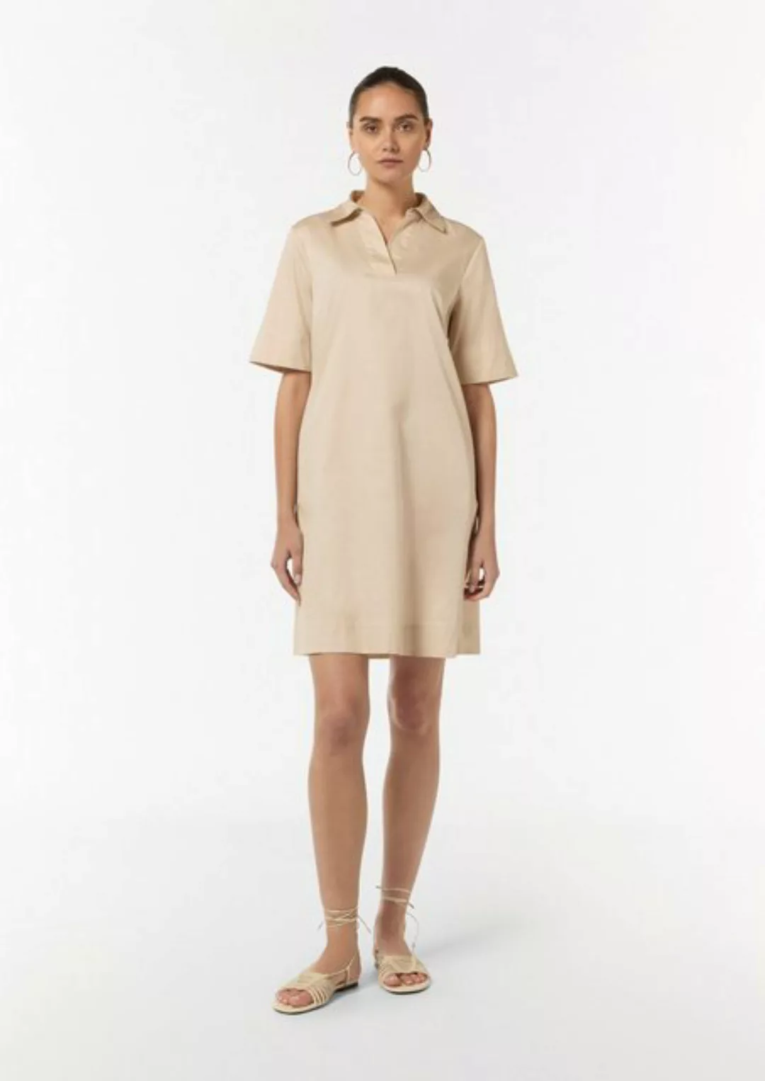 Comma Minikleid Kleid mit Tunika-Ausschnitt günstig online kaufen