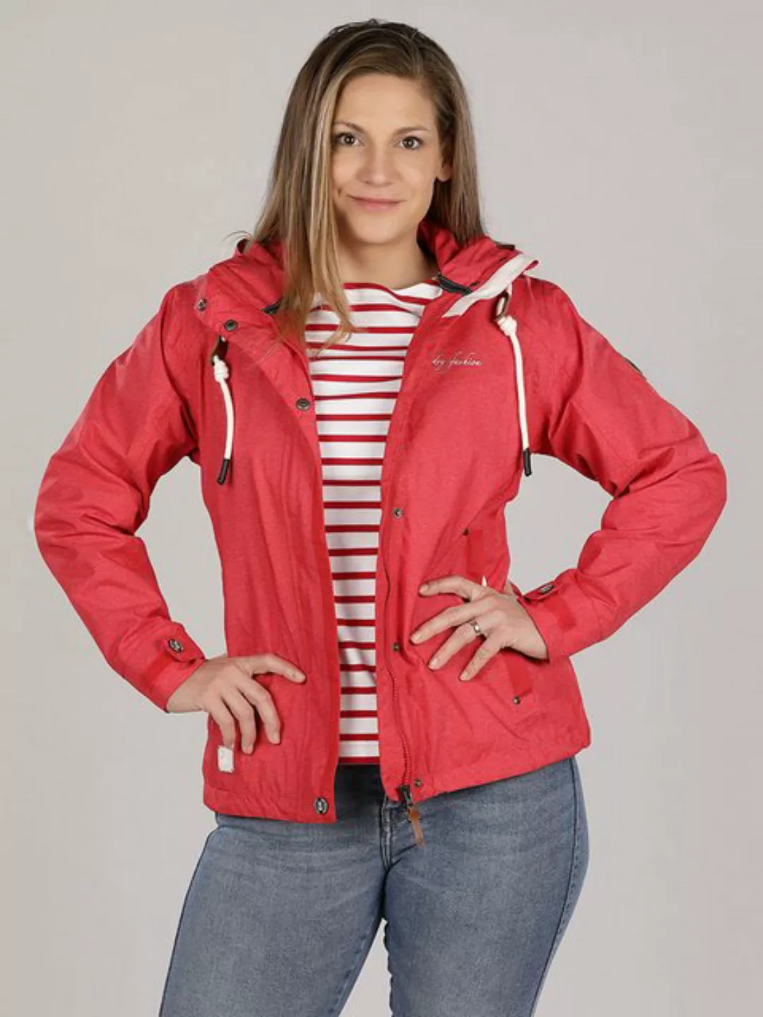 Dry Fashion Funktionsjacke Damen Jacke Greetsiel mit abnehmbarer Kapuze - w günstig online kaufen