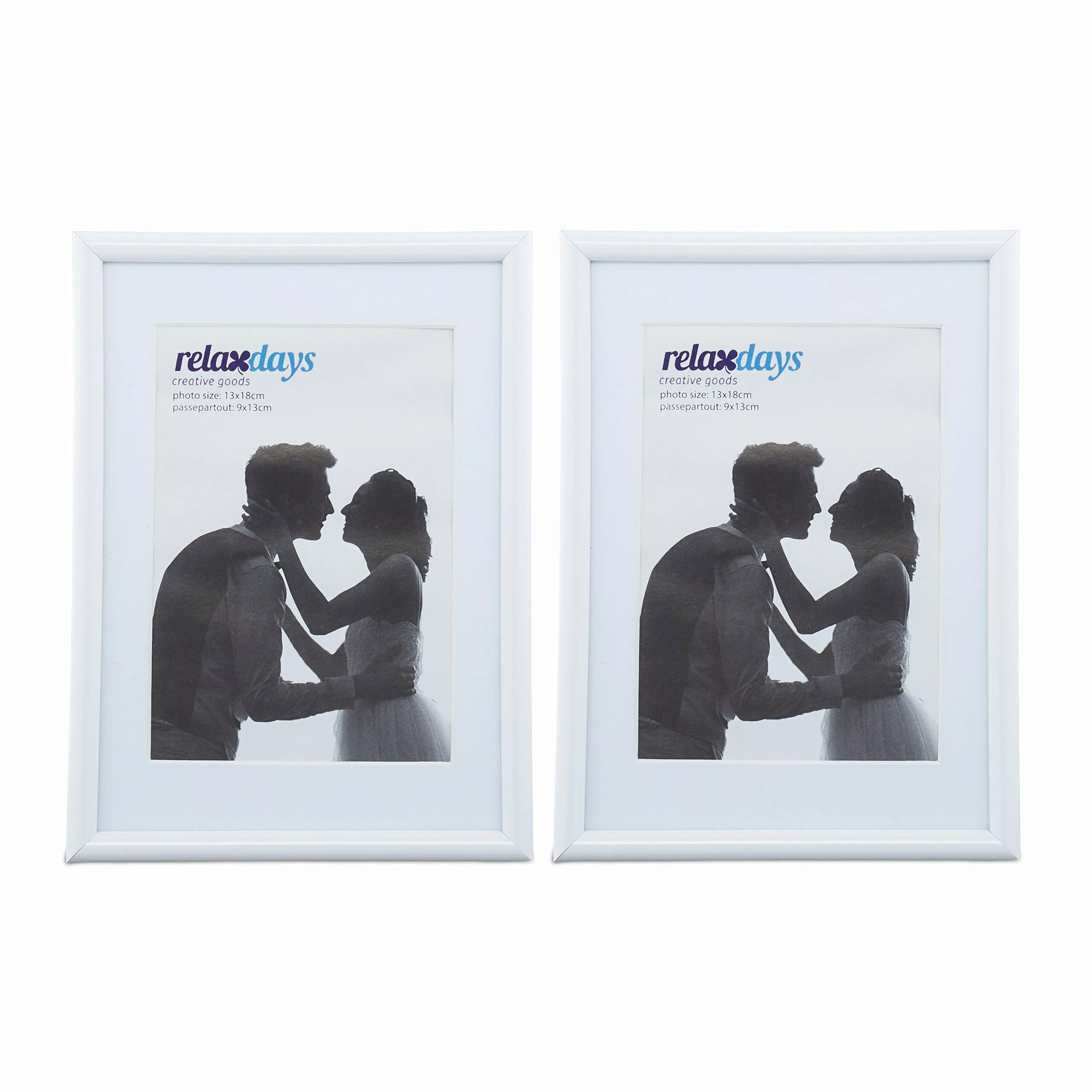relaxdays Bilderrahmen 2er Set 13 x günstig online kaufen