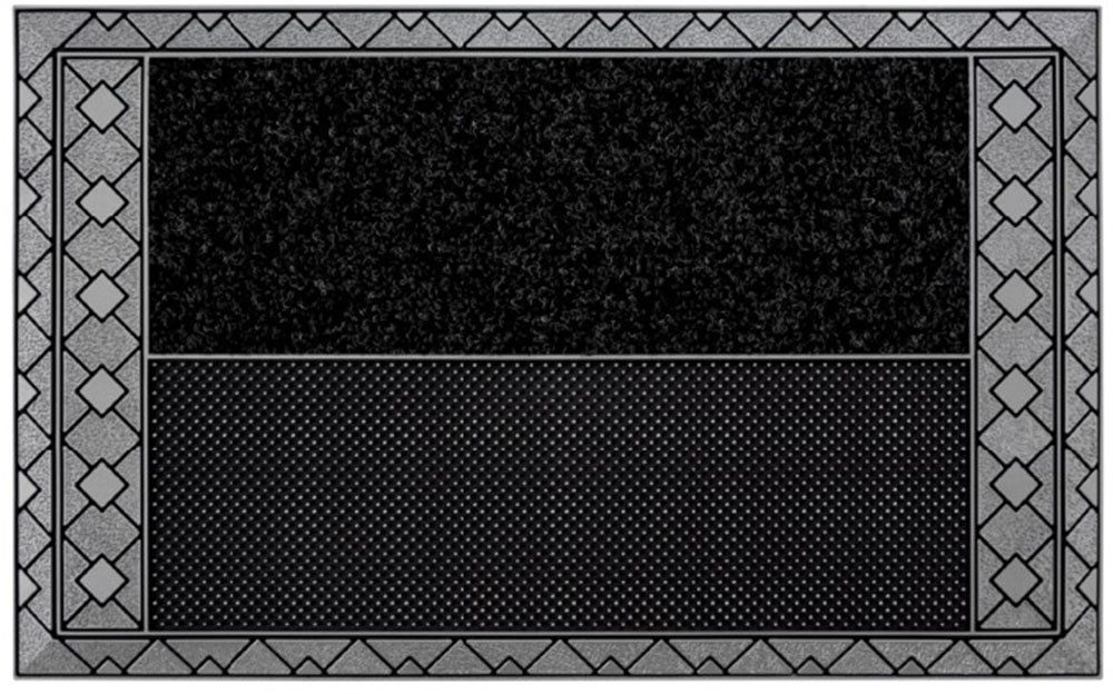 Home2Fashion Fußmatte »DC - Rhombus, LAGERRÄUMUNG!«, rechteckig, 8 mm Höhe, günstig online kaufen