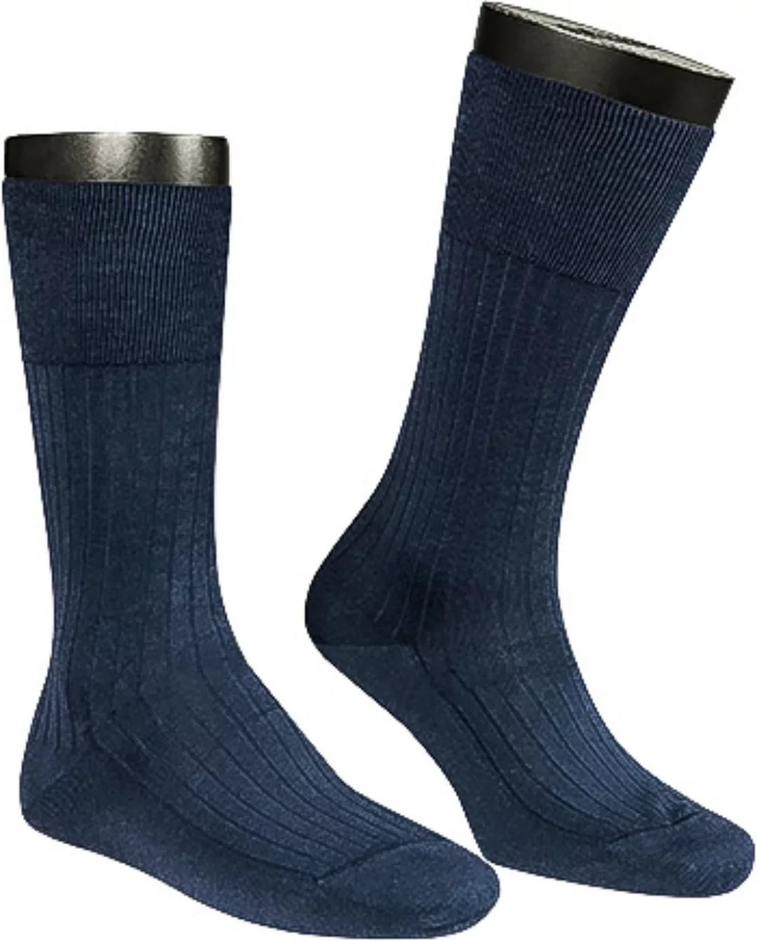FALKE No. 13 Finest Piuma Cotton Gentlemen Socken, Herren, 47-48, Blau, Uni günstig online kaufen