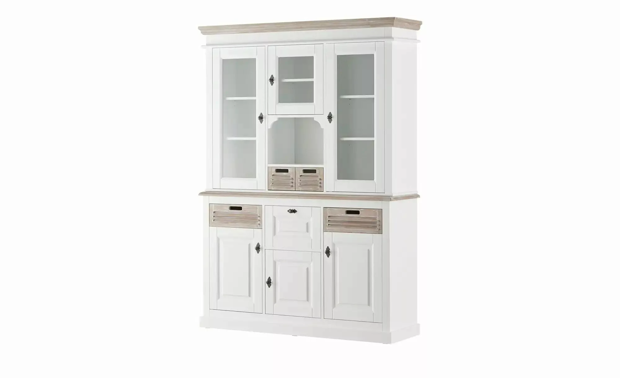 maison bleue Buffet  Cortina ¦ weiß ¦ Maße (cm): B: 146 H: 200 T: 42.0 Schr günstig online kaufen