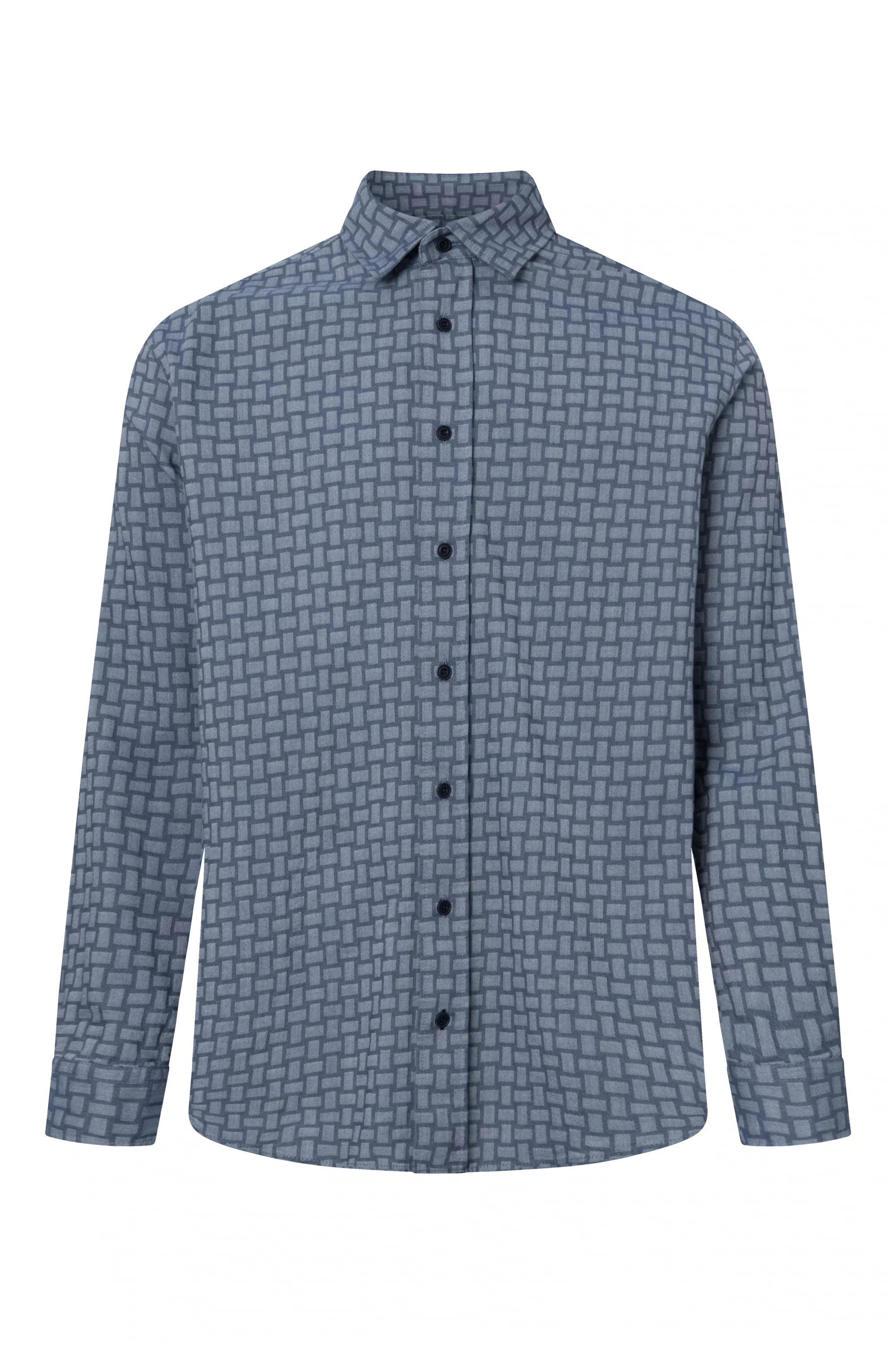 Joop Jeans Langarmhemd JJSH-107Hale2-W mit allover Print günstig online kaufen