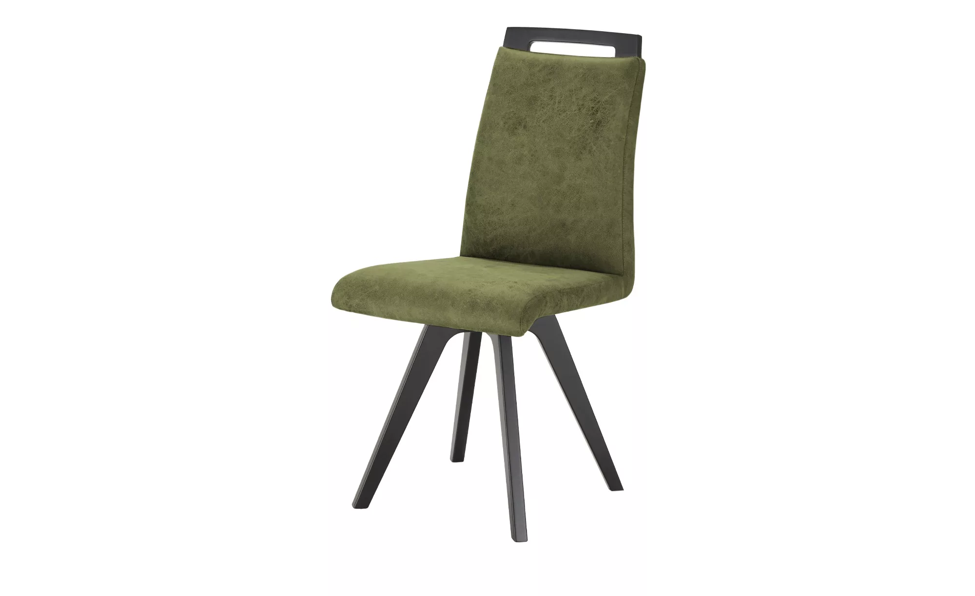 Polsterstuhl  E25 - grün - 44 cm - 91 cm - 64,5 cm - Stühle > Esszimmerstüh günstig online kaufen