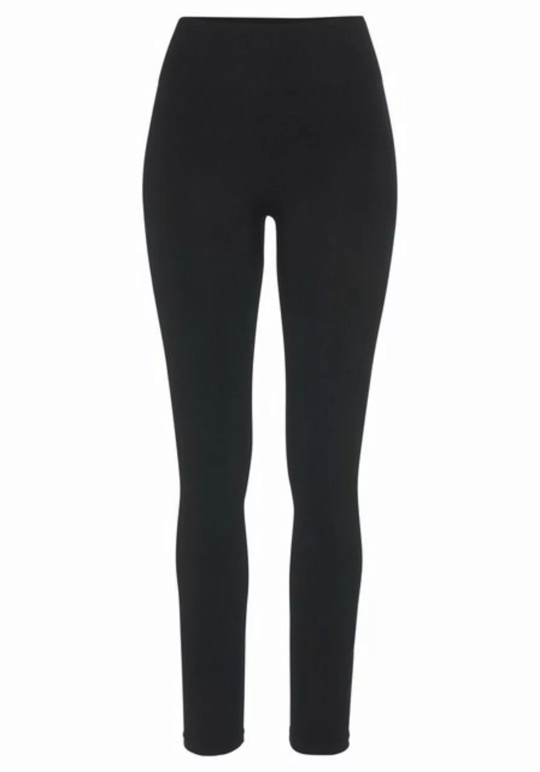 LASCANA Seamless Leggings "Po Push Up", mit Rippstruktur und Shapingeffekt, günstig online kaufen