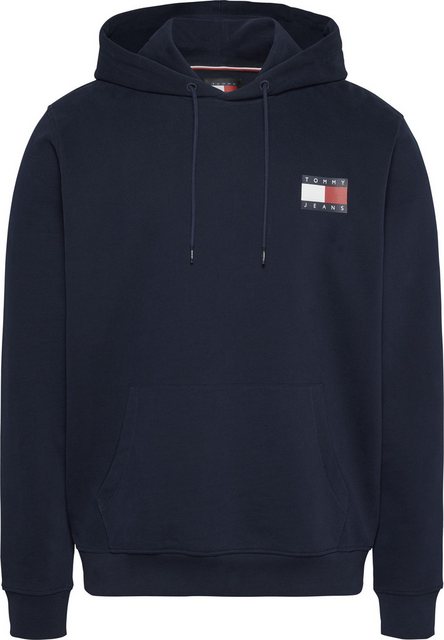 Tommy Jeans Sweatshirt TJM REG ESSENTIAL FLAG HOOD EXT mit bedruckten Marke günstig online kaufen